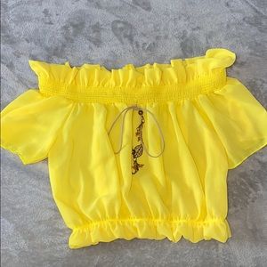 off the shoulder blouse